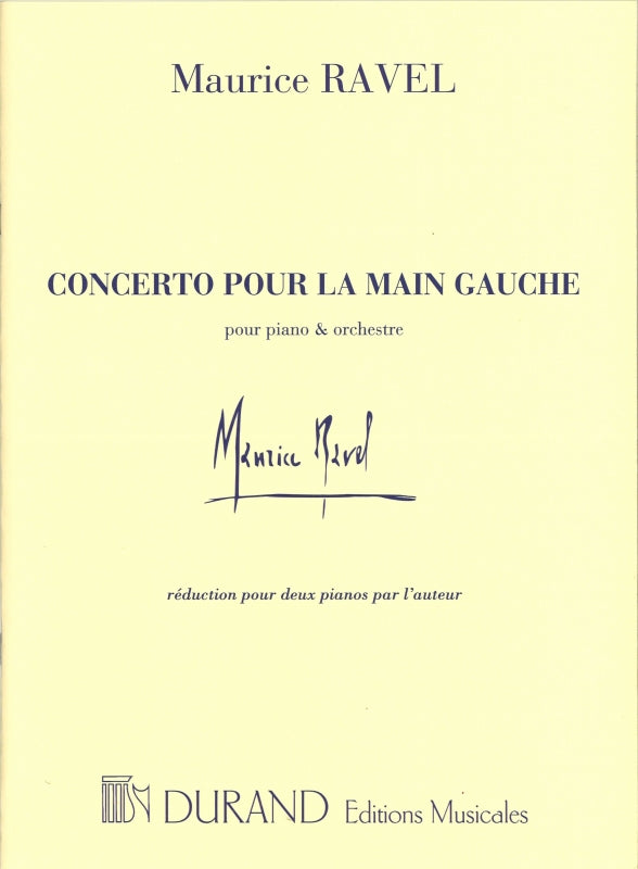 Ravel, Concerto pour la main gauche 2-Pf (Durand)