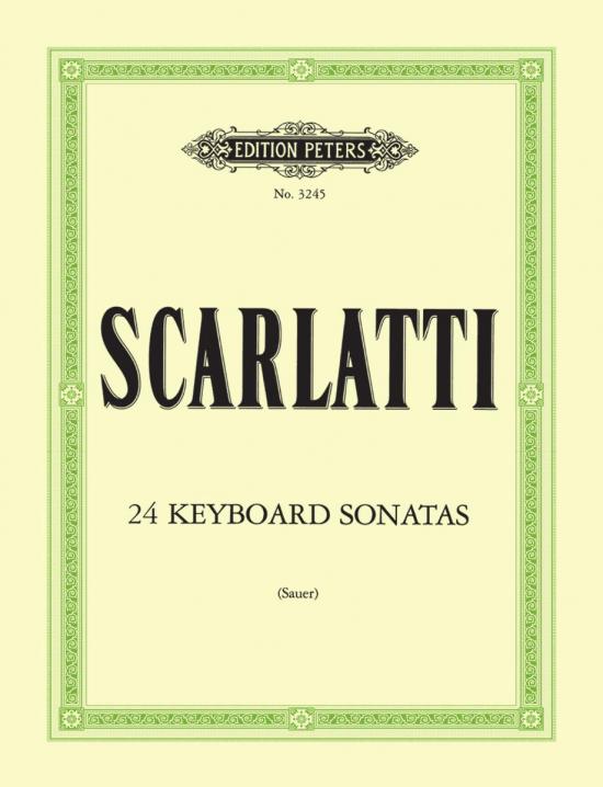 Scarlatti, 24 Sonatas (Sauer) (Peters)