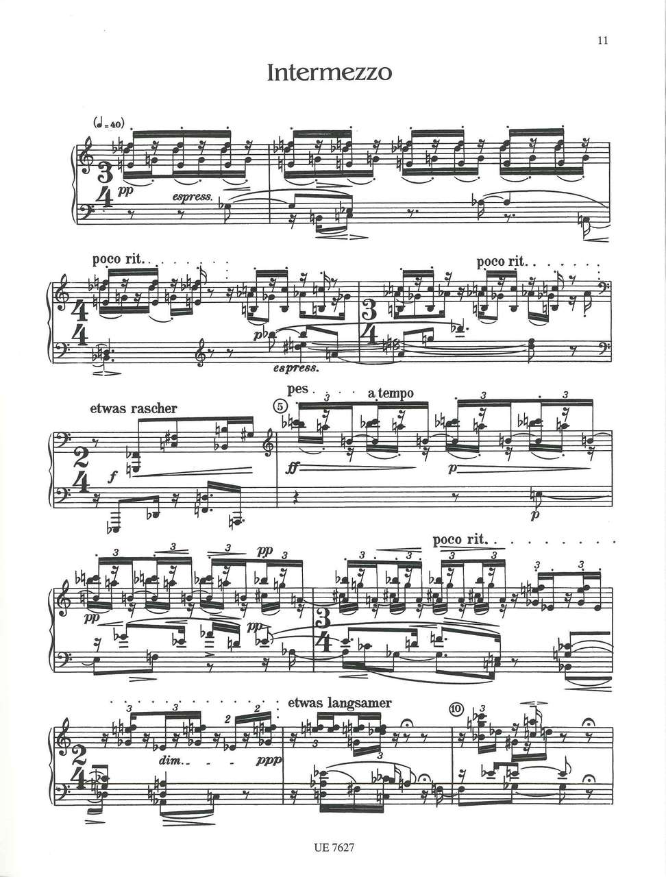 Schonberg, Suite op. 25 (Universal)