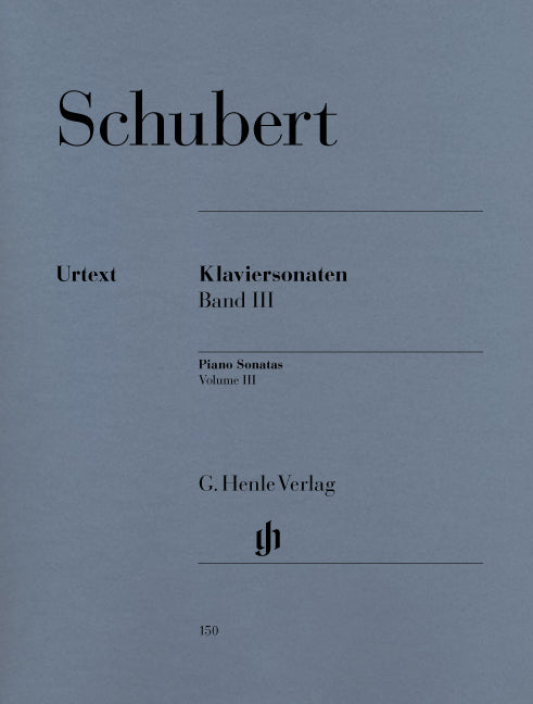 Schubert, Sonatas 3 (Badura-Skoda) (Henle)