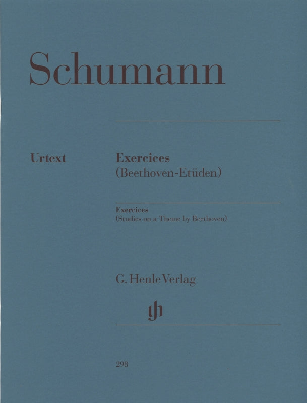 Schumann, Exercices (Beethoven-Etuden) (Henle)
