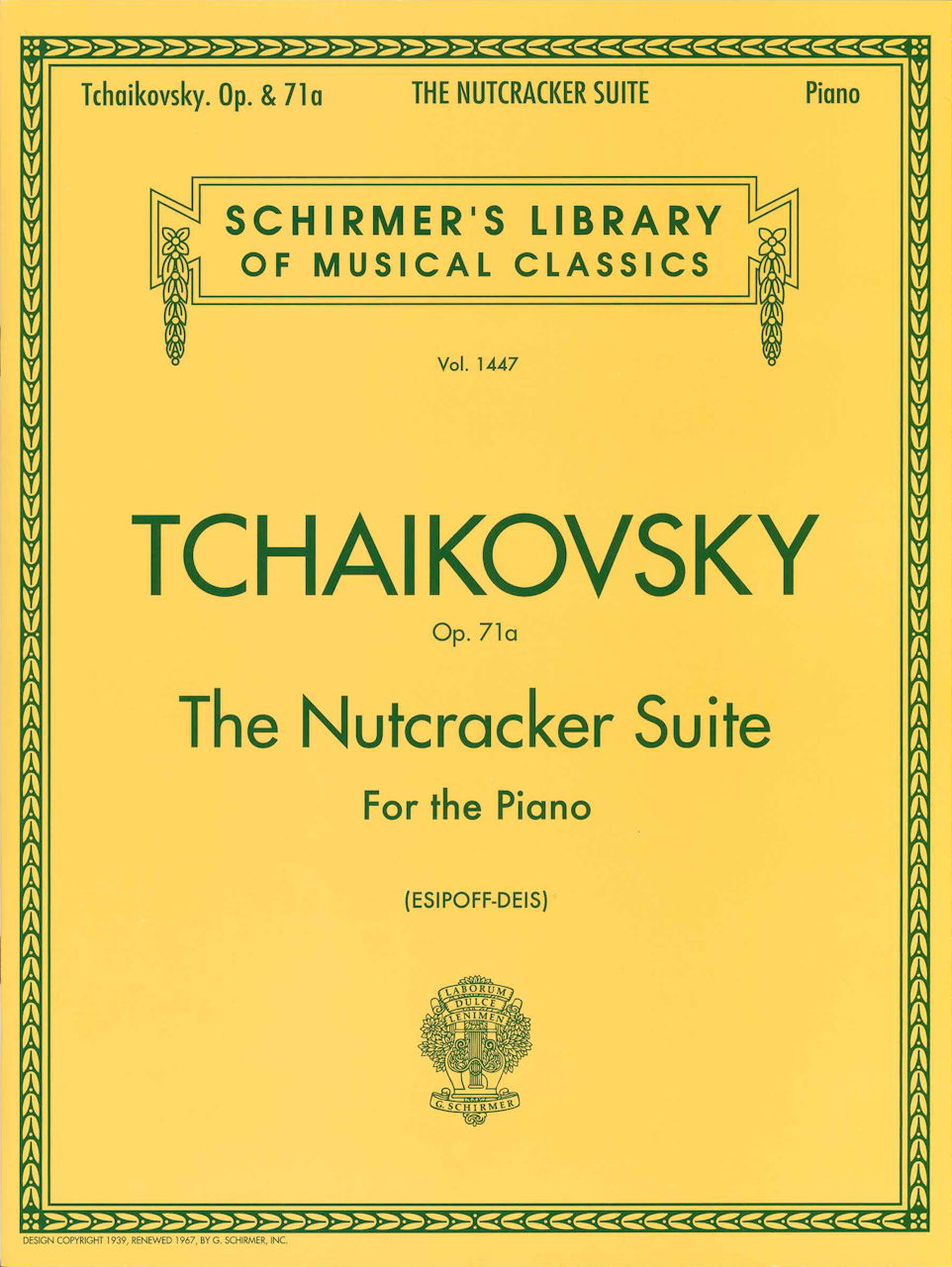 Tchaikovsky, Nutcracker Suite op. 71a (G.Schirmer)