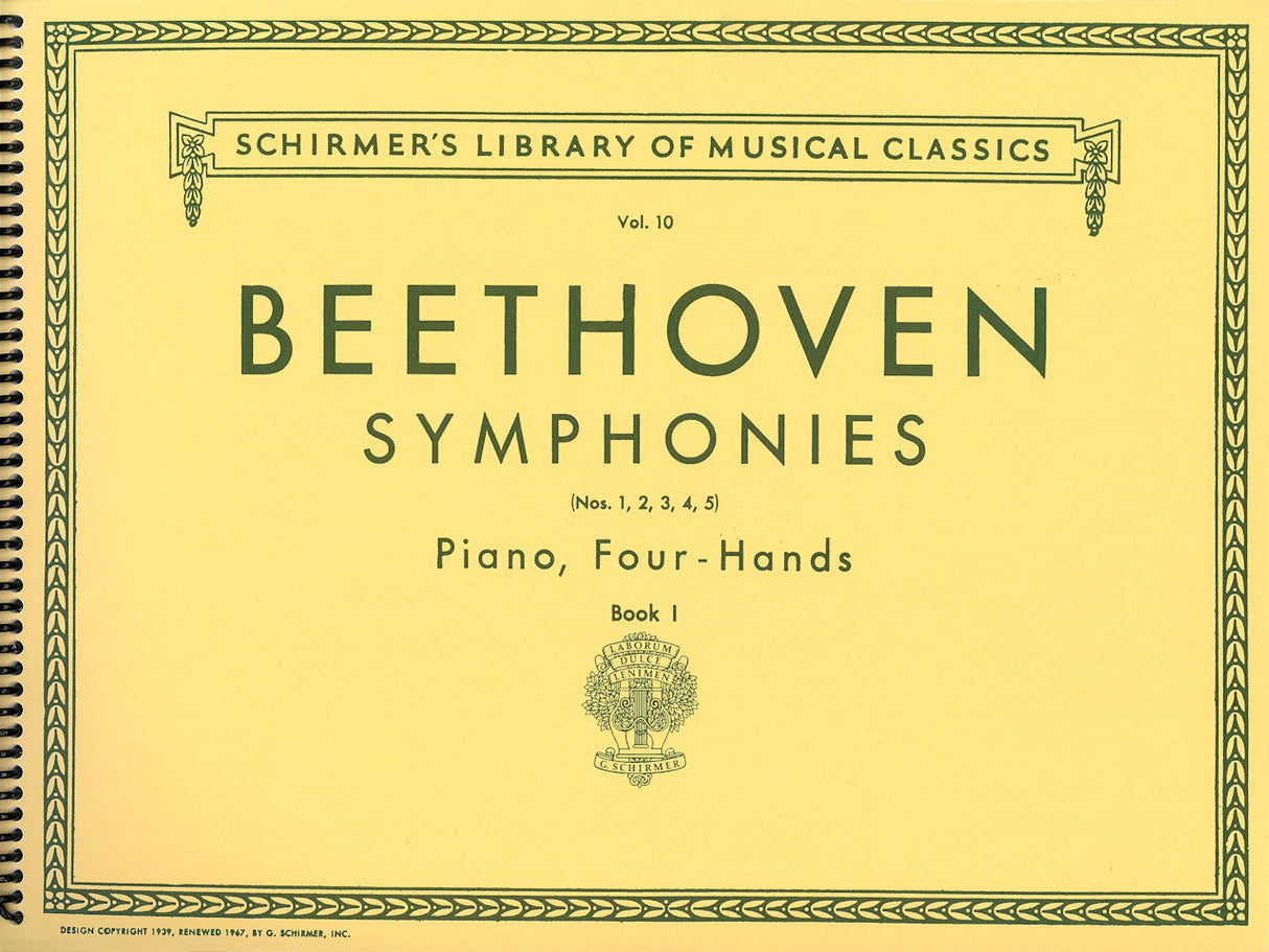 Beethoven, Symphonies I: No. 1-5 (G.Schirmer)