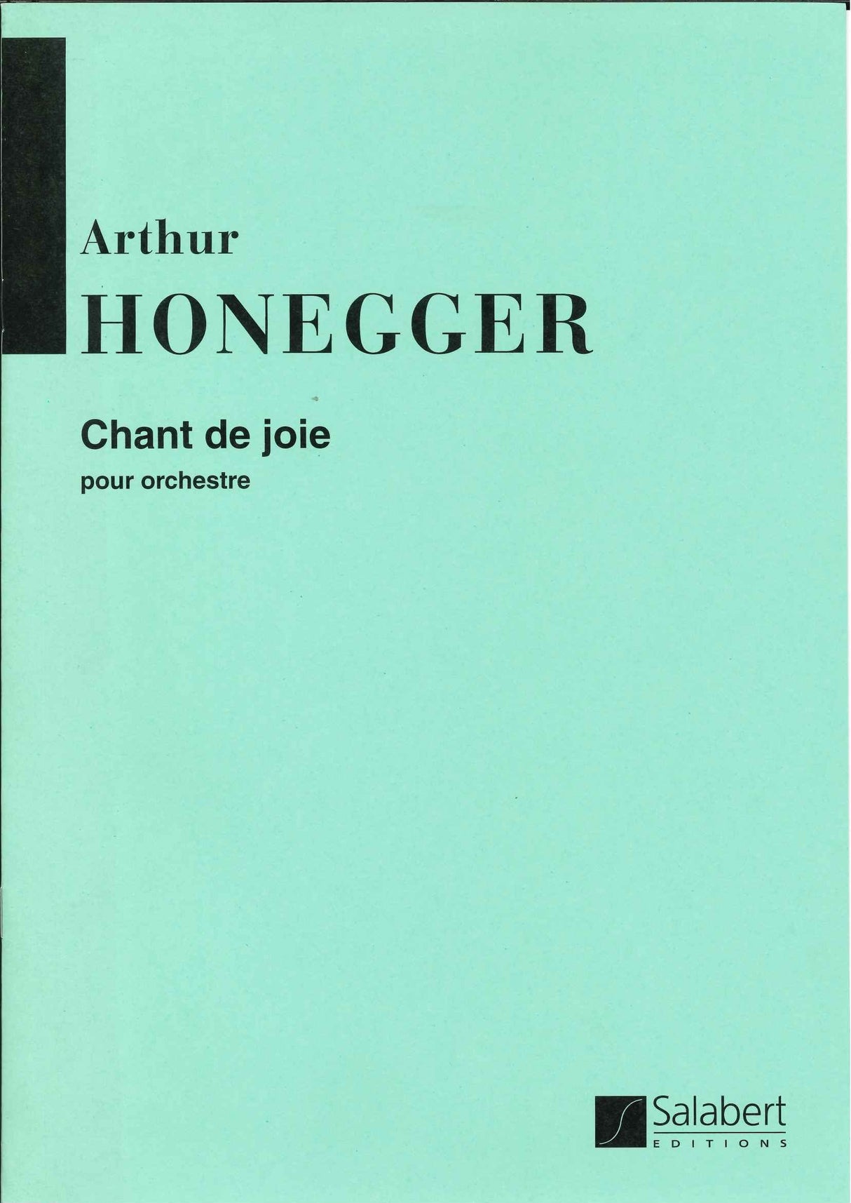 Honegger, Chant de joie (Salabert)