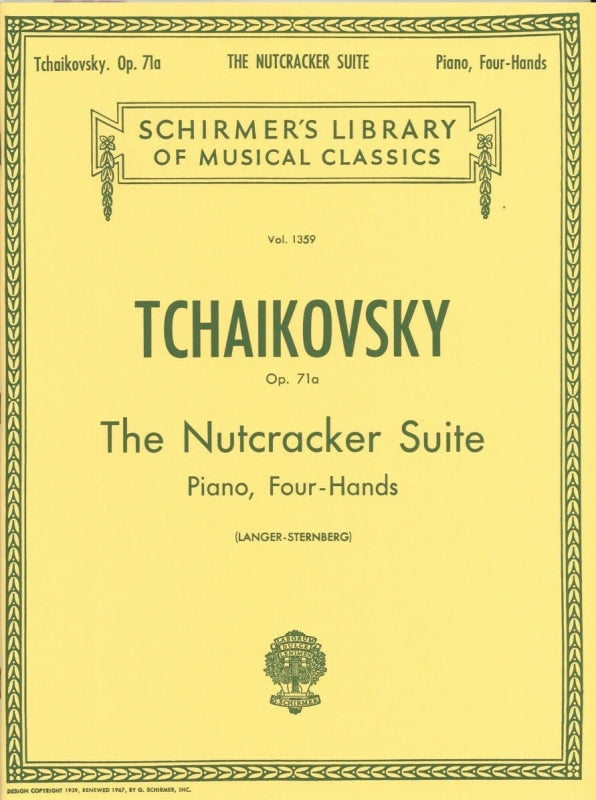 Tchaikovsky, Nutcracker Suite op. 71a (G.Schirmer)