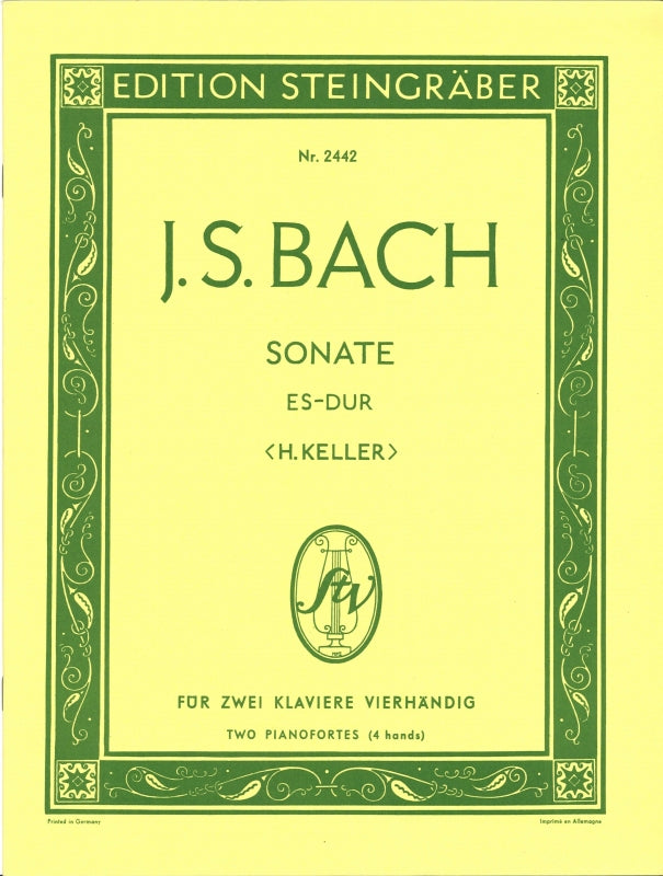 Bach, Sonata No. 1 in Eb BWV 525 (Keller (Steingraber)