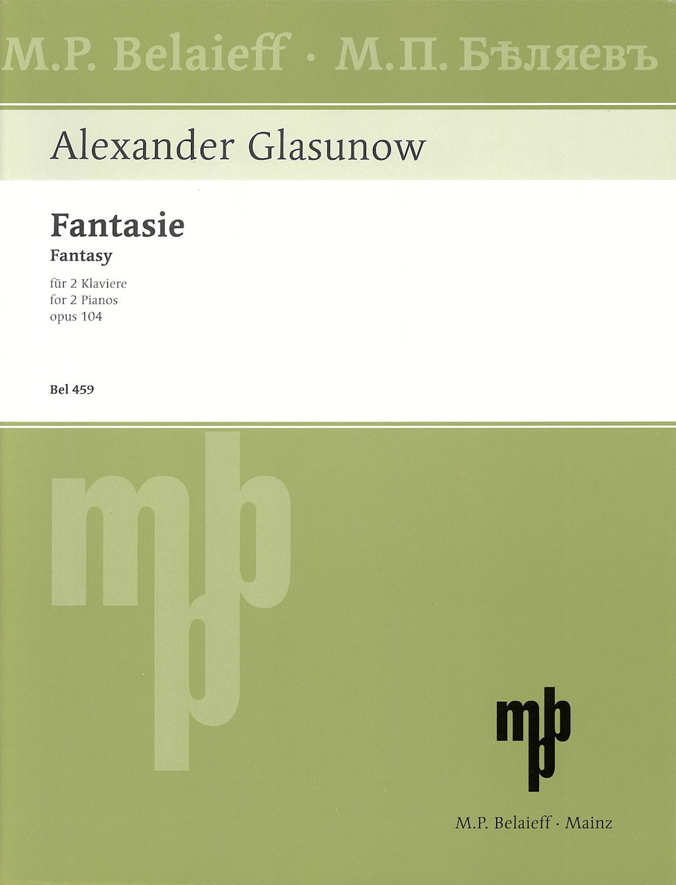 Glazunov, Fantasie, op.104 (Belaieff)