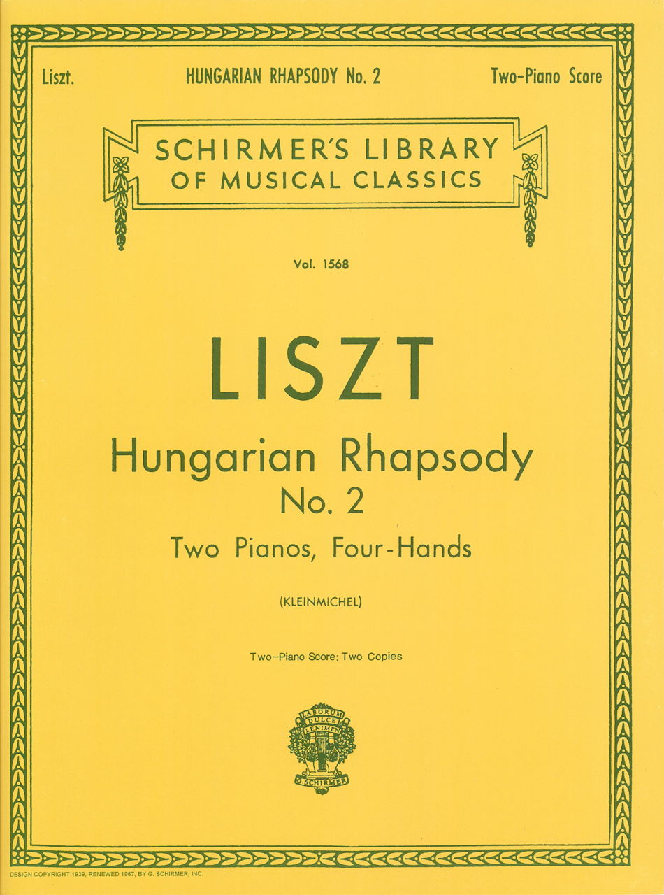 Liszt, Hungarian Rhapsody No. 2 (G.Schirmer)