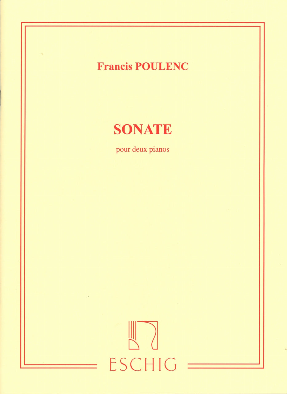 Poulenc, Sonate (1952-53) (Eschig)