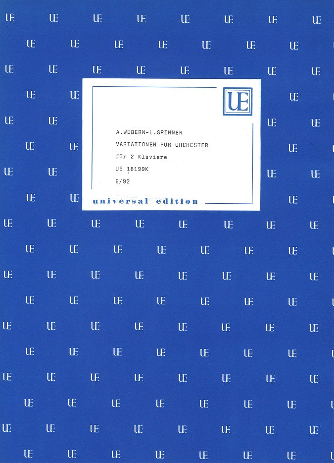 Webern, Variationen fur Orchester op. 30 (Universal)