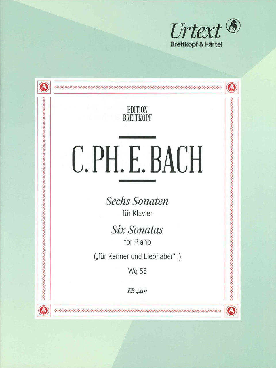 Bach,C.P.E., 6 Claviersonaten Wq 55 (Breitkopf)