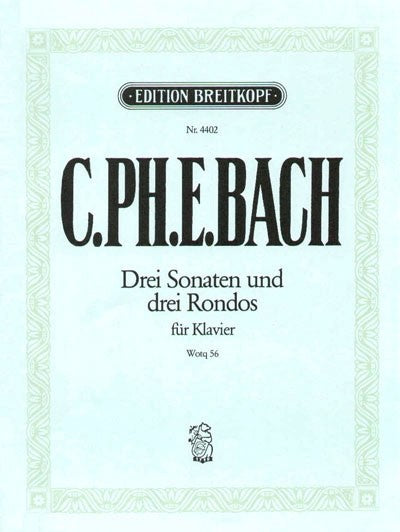 Bach,C.P.E., Sonaten, Rondos Wq 56 (Breitkopf)