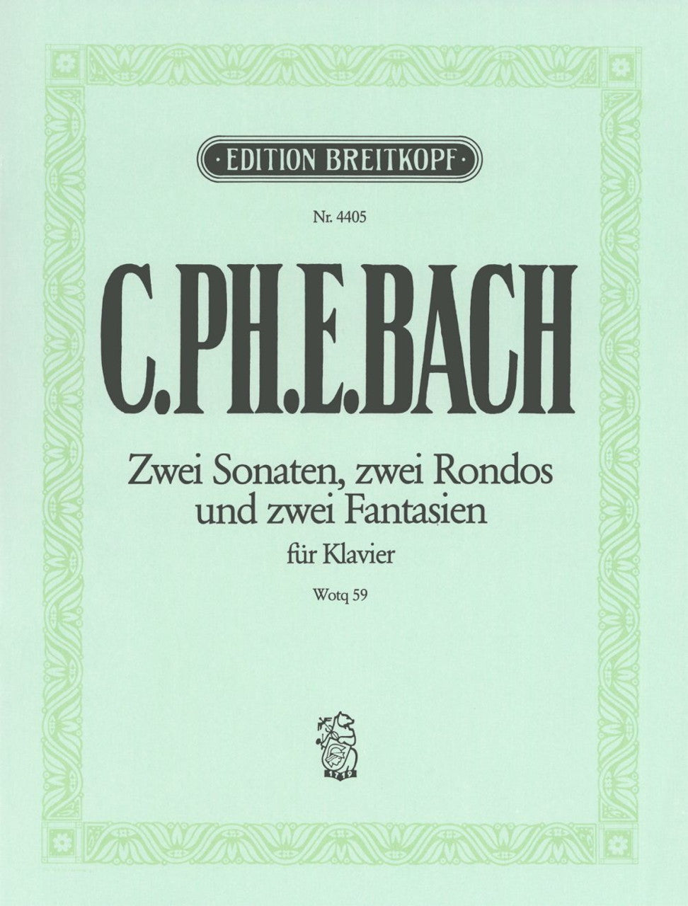 Bach,C.P.E., Sonaten, Rondos Wq 59 (Breitkopf)