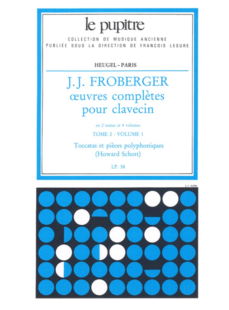 Froberger, Oeuvres Tome 2/Vol.1(LP 58/1) (Heugel)