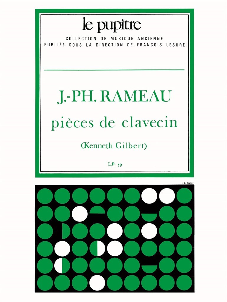 Rameau, Pieces de clavecin (Gilbert) (Heugel)