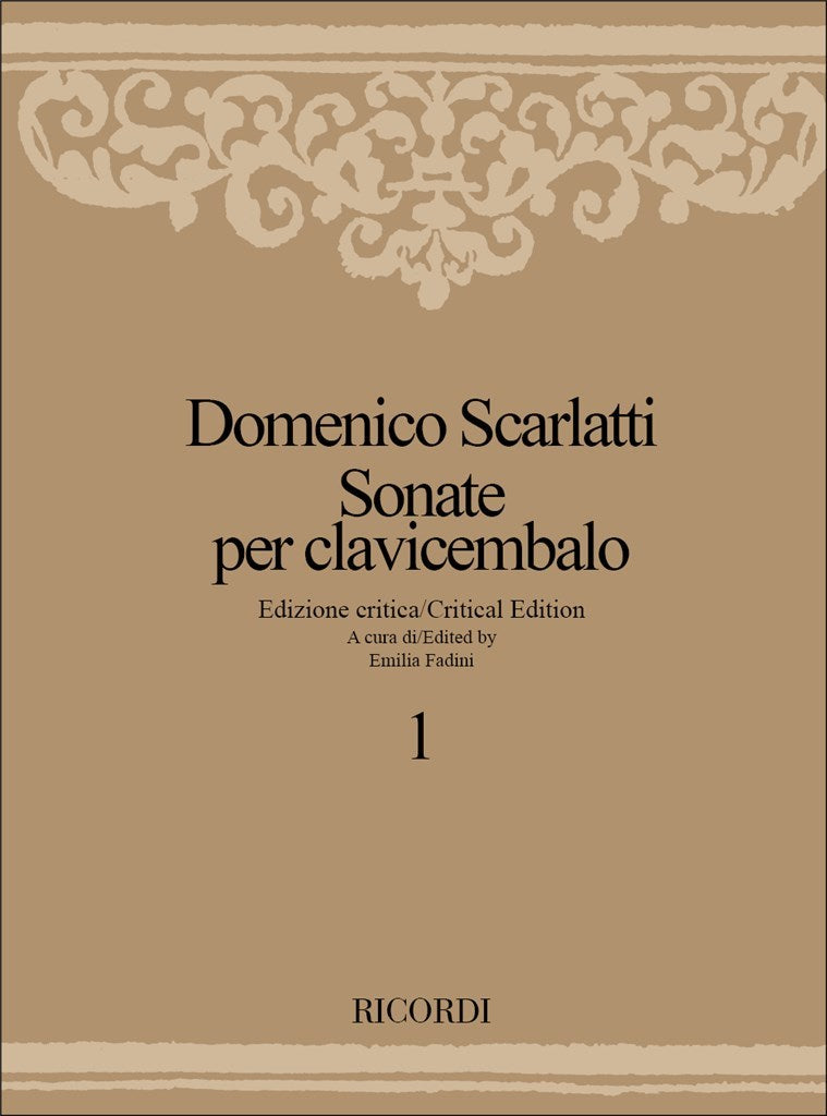 Scarlatti, Sonate 1 (Fadini) (Ricordi)