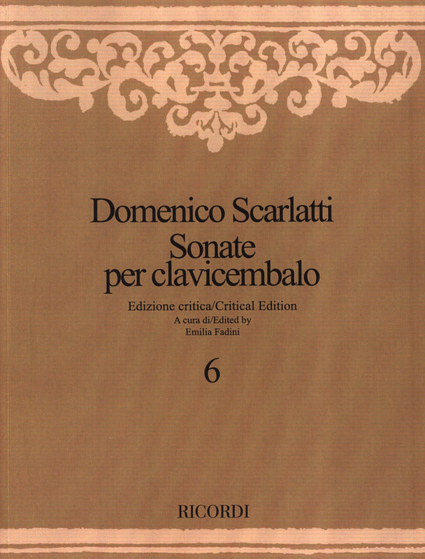 Scarlatti, Sonate 6 (Fadini) (Ricordi)