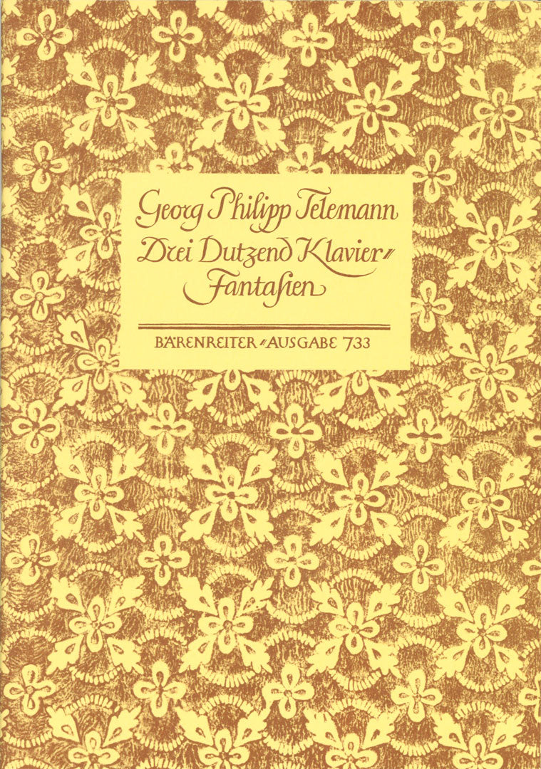 Telemann, Drei dutzend Klavierfantasien (Barenreiter)