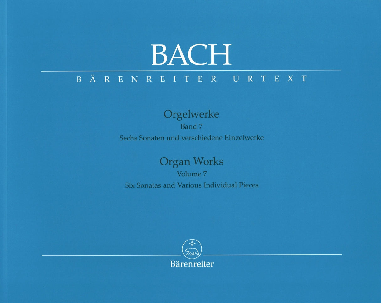 Bach, Orgelwerke 7: 6 Sonaten & etc. (Barenreiter)