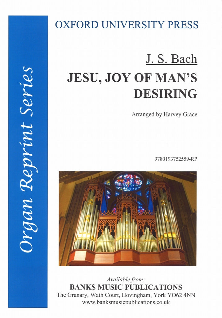 Bach, Jesu, Joy of Man's Desiring (Grace (Oxford University Press/Banks Music)