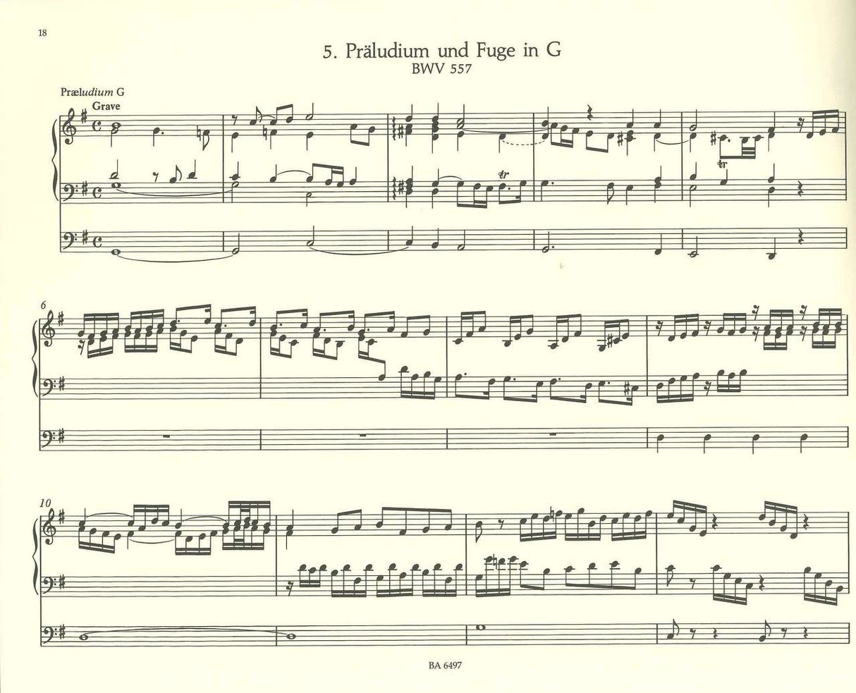 Bach, 8 kleine Praludien & Fugen (Durr) (Barenreiter)