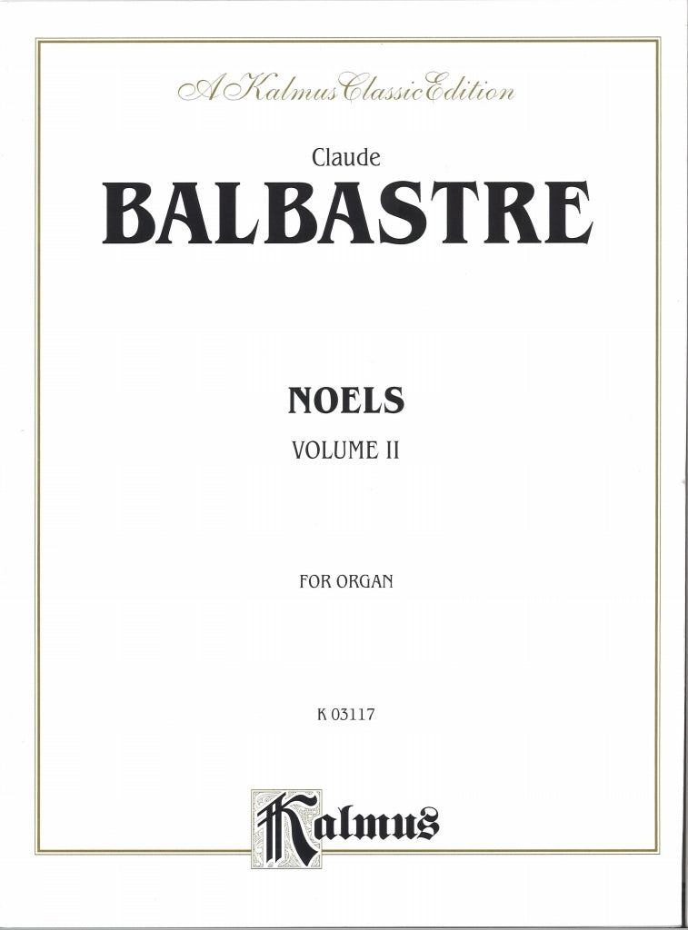 Balbastre, Noels 2 (Kalmus/Alfred)