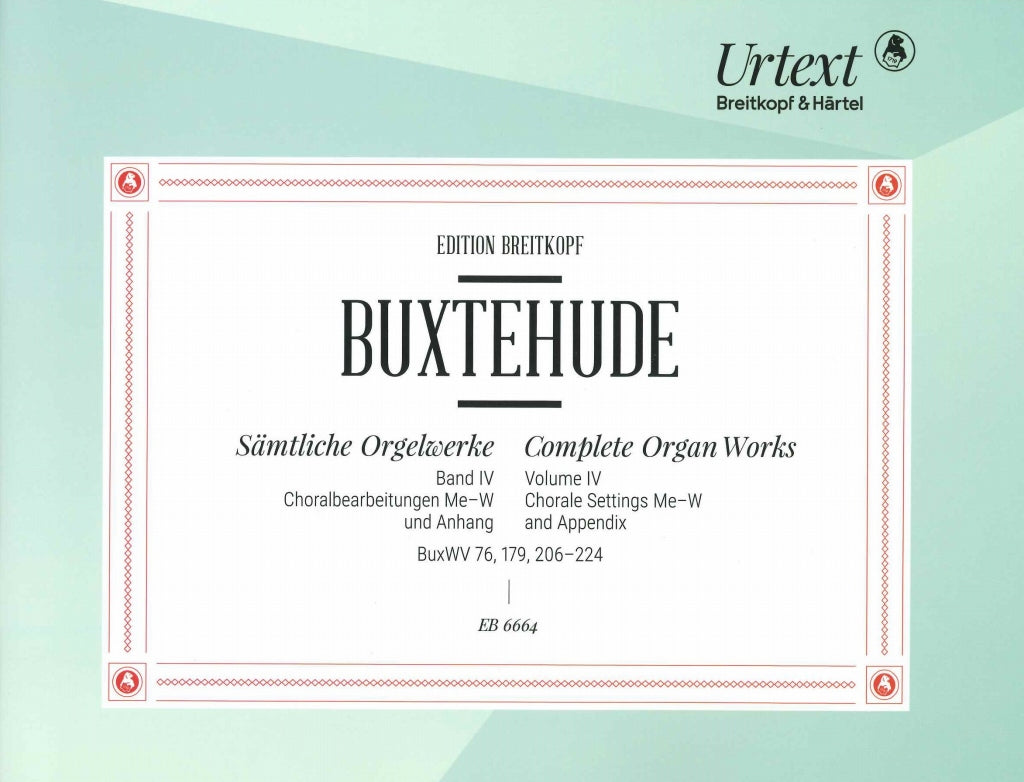 Buxtehude, Samtliche Orgelwerke 4 (Breitkopf)