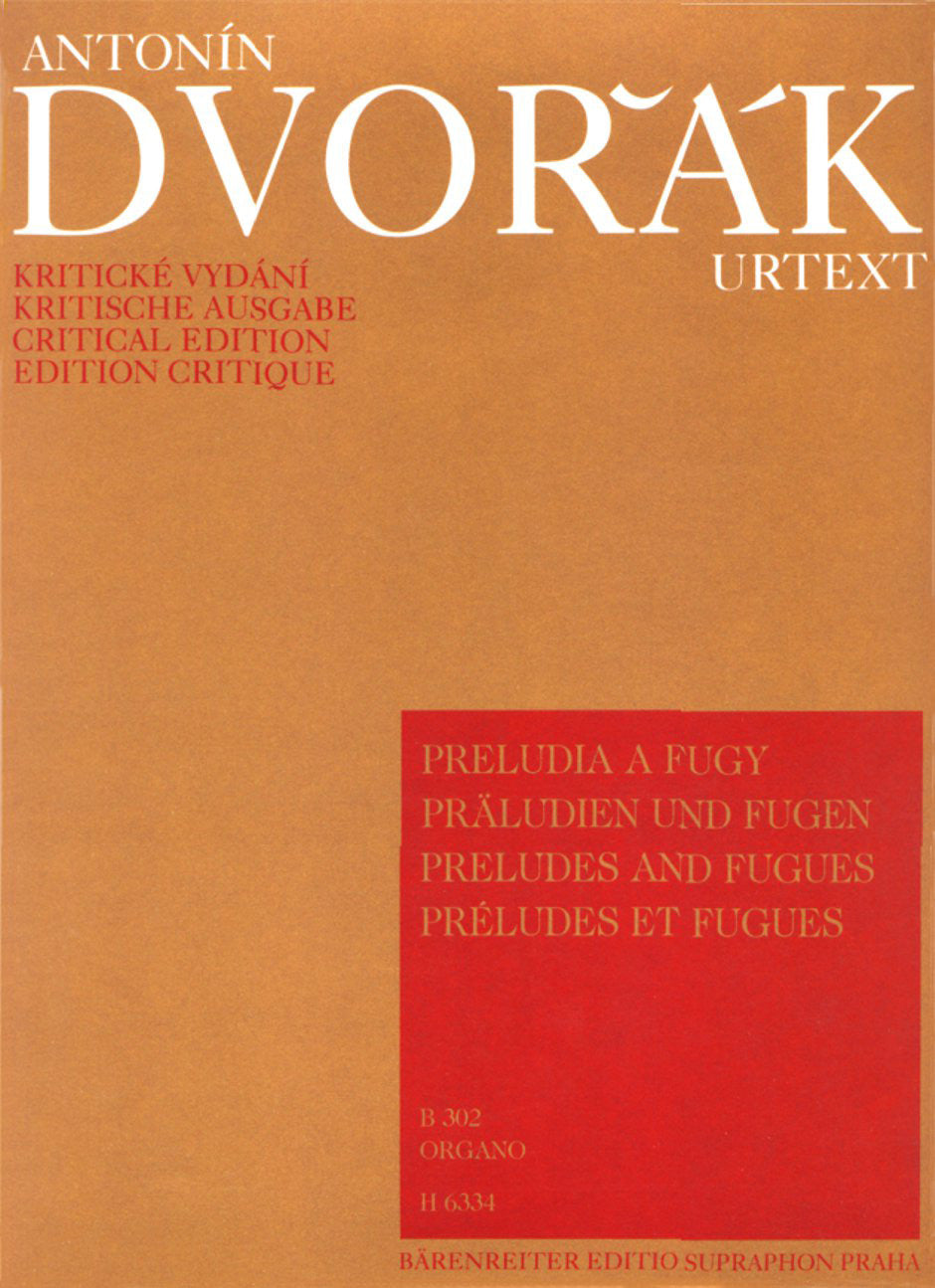 Dvorak, Preludes and Fugues B 302 (Supraphon)