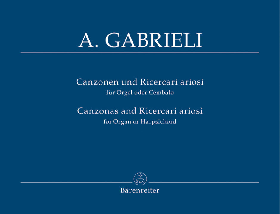 Gabrieli,A., Werke 4: Canzonen & Ricerca (Barenreiter)