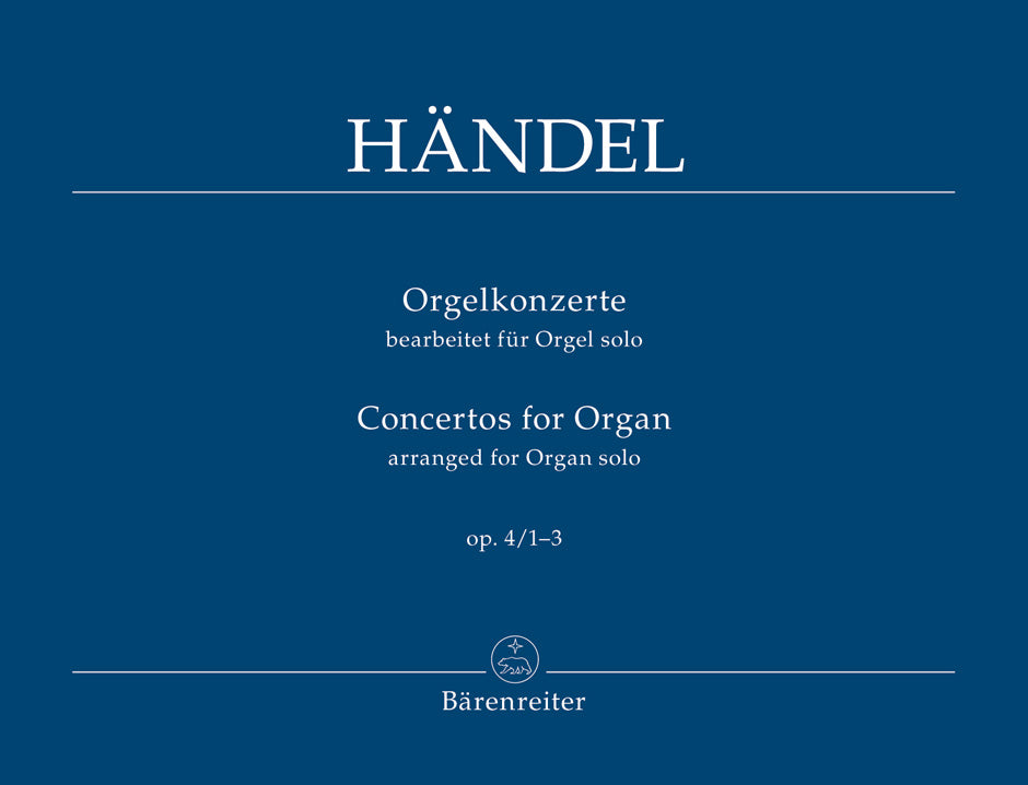 Handel, Orgelkonzerte op.4 I(Solo Stimme (Barenreiter)