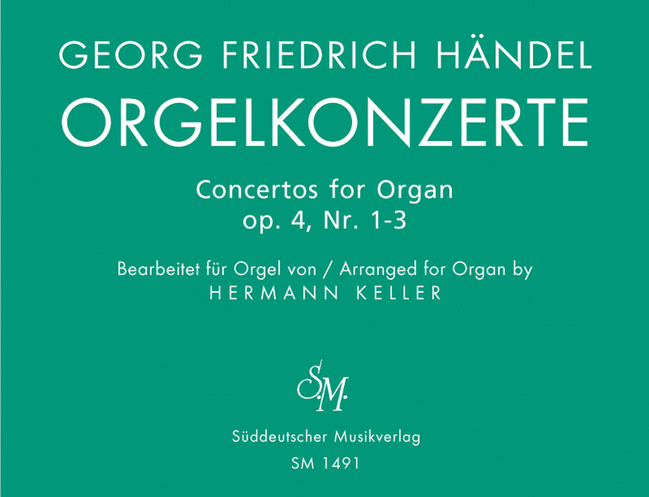 Handel, Concertos op. 4/1-3 (Solo w. Pd) (Willy Muller/Suddeutscher Musikverlag)