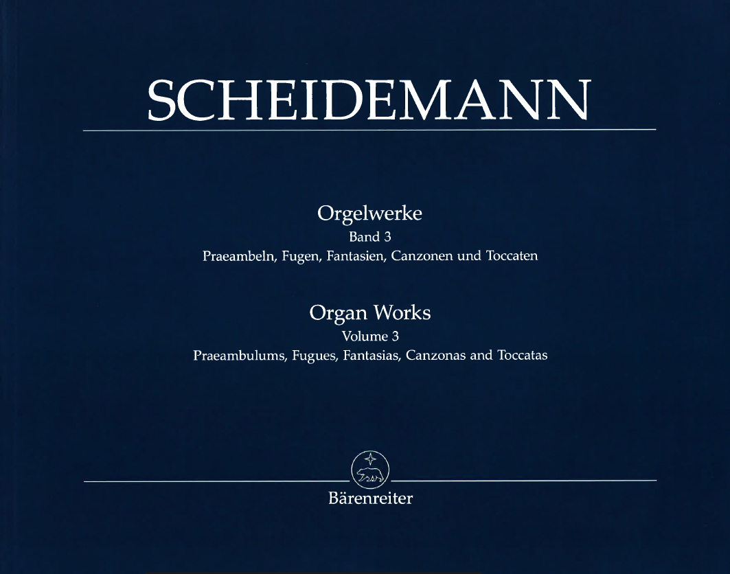 Scheidemann, Orgelwerke 3 (Barenreiter)