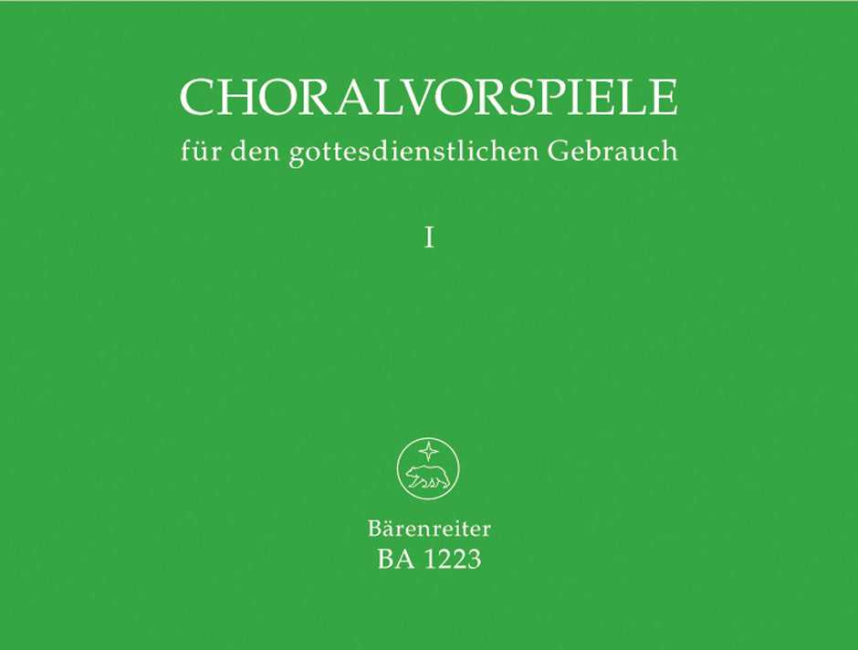 Choralvorspiele fur gottesdienstlichen 1 (Barenreiter)