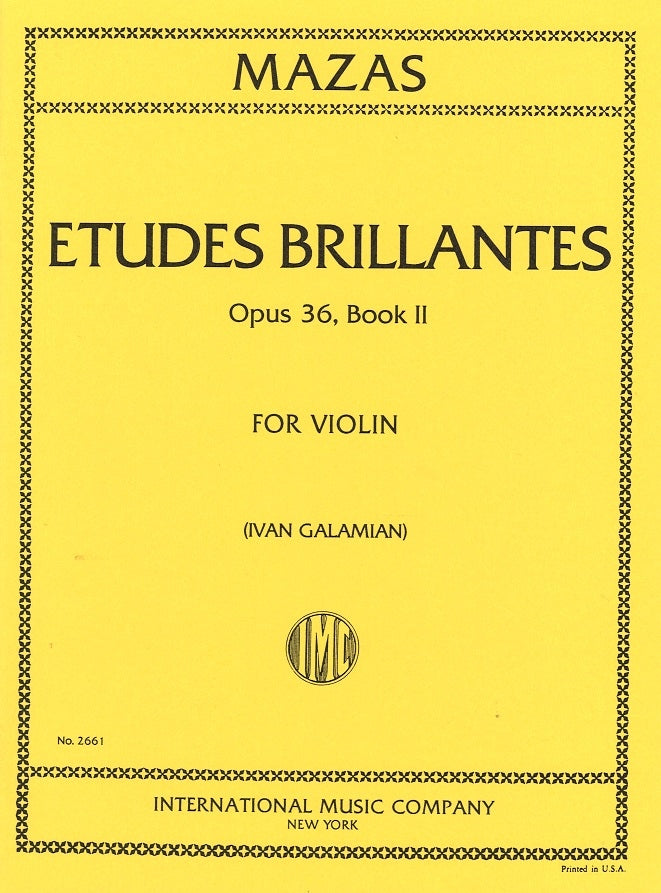 Mazas, Etudes brillantes op. 36, 2 (IMC)