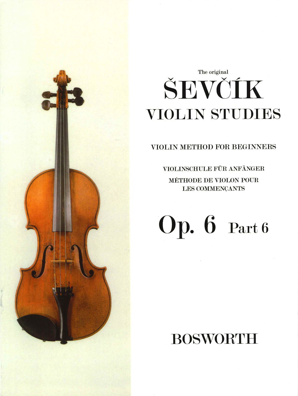 Sevcik, op. 6/6: Method for Beginners (Bosworth)