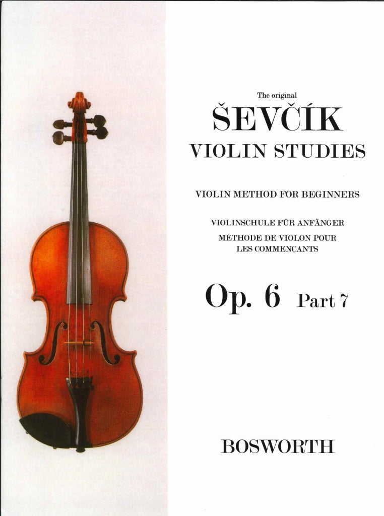 Sevcik, op. 6/7: Method for Beginners (Bosworth)