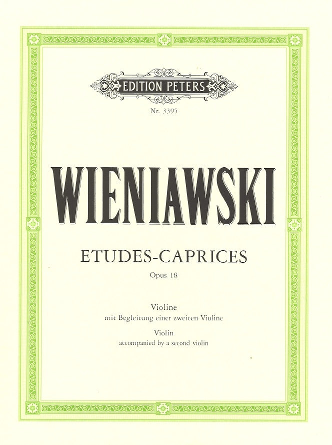 Wieniawski, Etudes-caprice op. 18 (Sitt) (Peters)