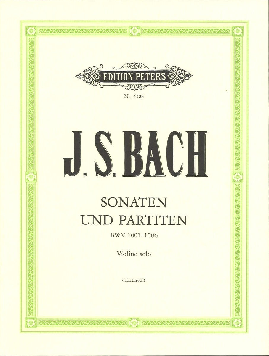 Bach, Sonaten und Partiten (Flesch) (Peters)