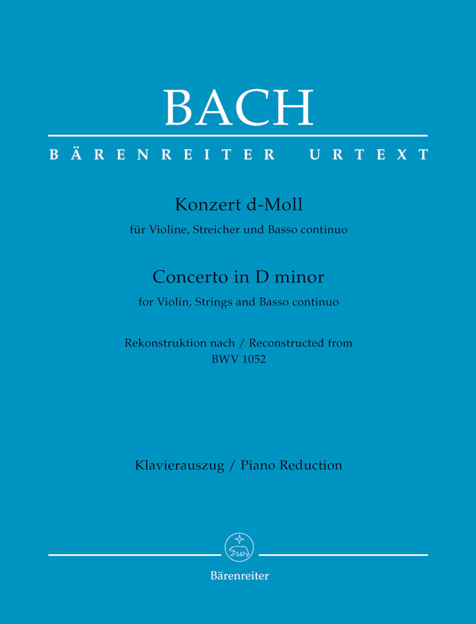 Bach, Concerto in d after BWV 1052 (Barenreiter)