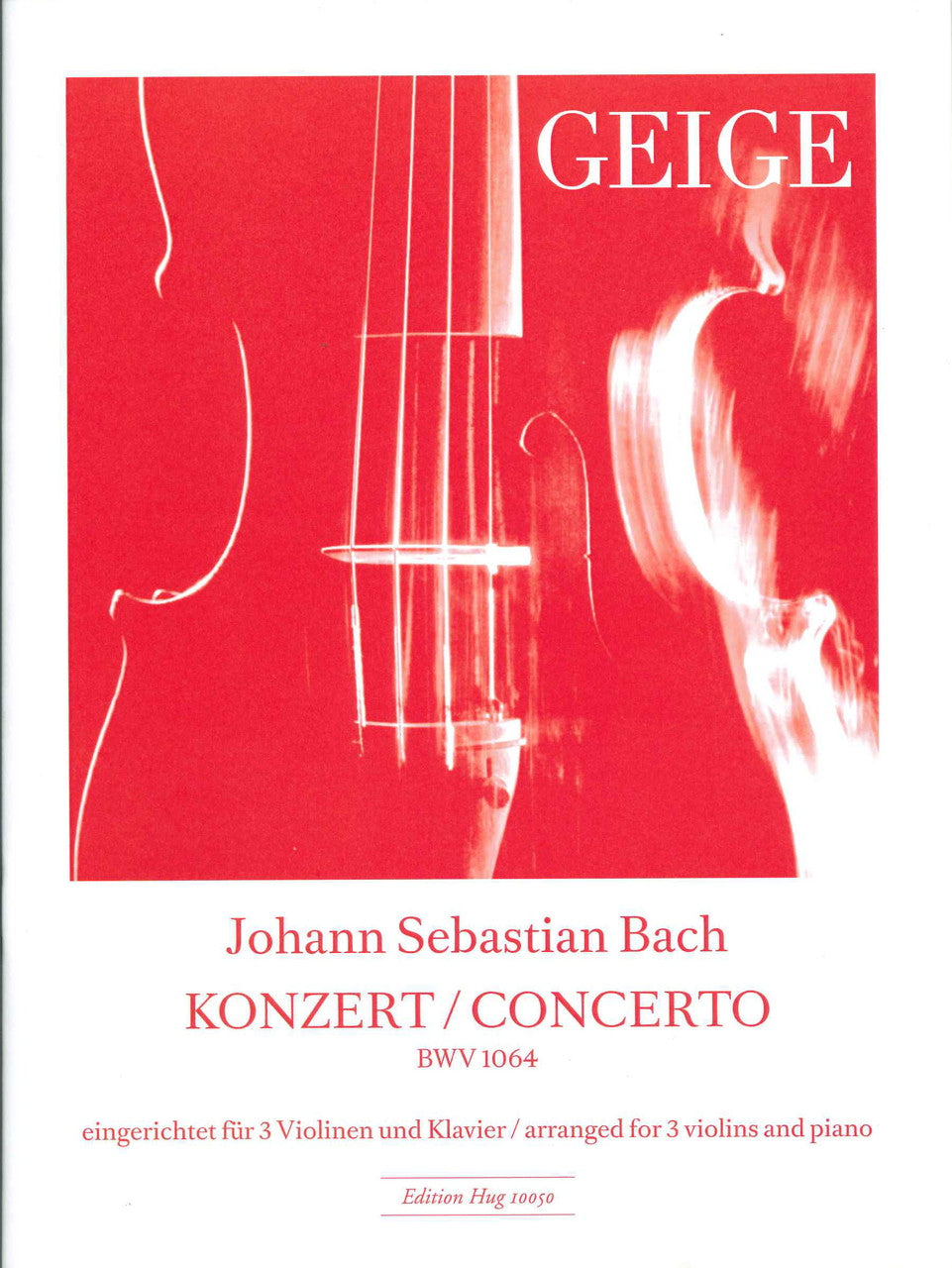 Bach, Concerto BWV 1064 in D (3Vn,Pf) (Hug)
