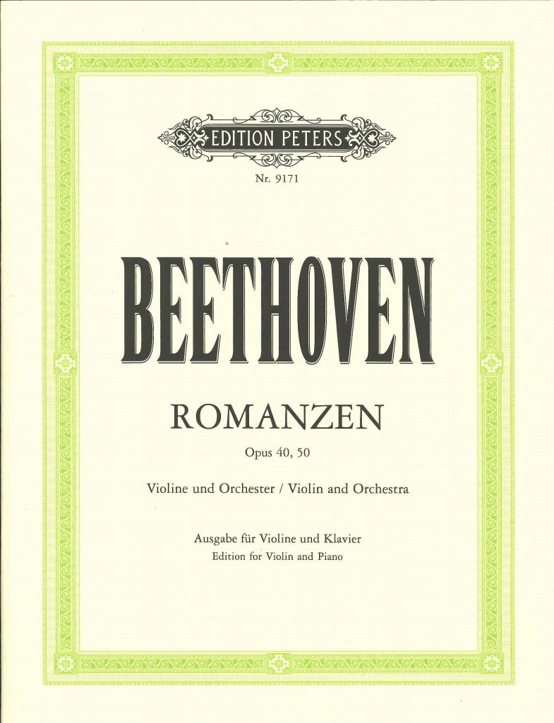 Beethoven, Romanzen op. 40, 50(Oistrach) (Peters)