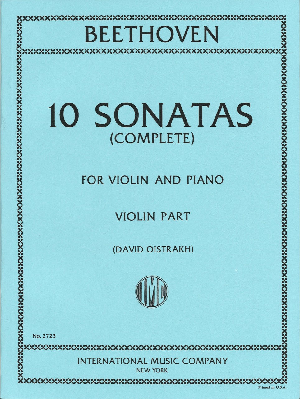 Beethoven, 10 Sonatas (Oistrakh) (IMC)