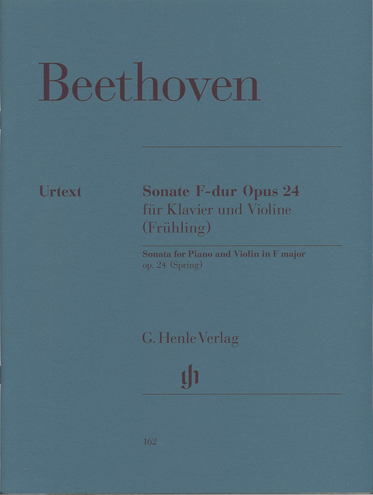 Beethoven, Sonata op. 24 in F (Rostal) (Henle)