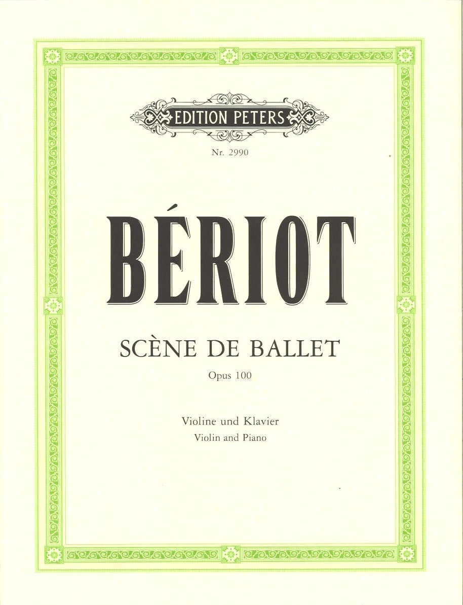 Beriot, Scene de ballet op. 100(Hermann) (Peters)