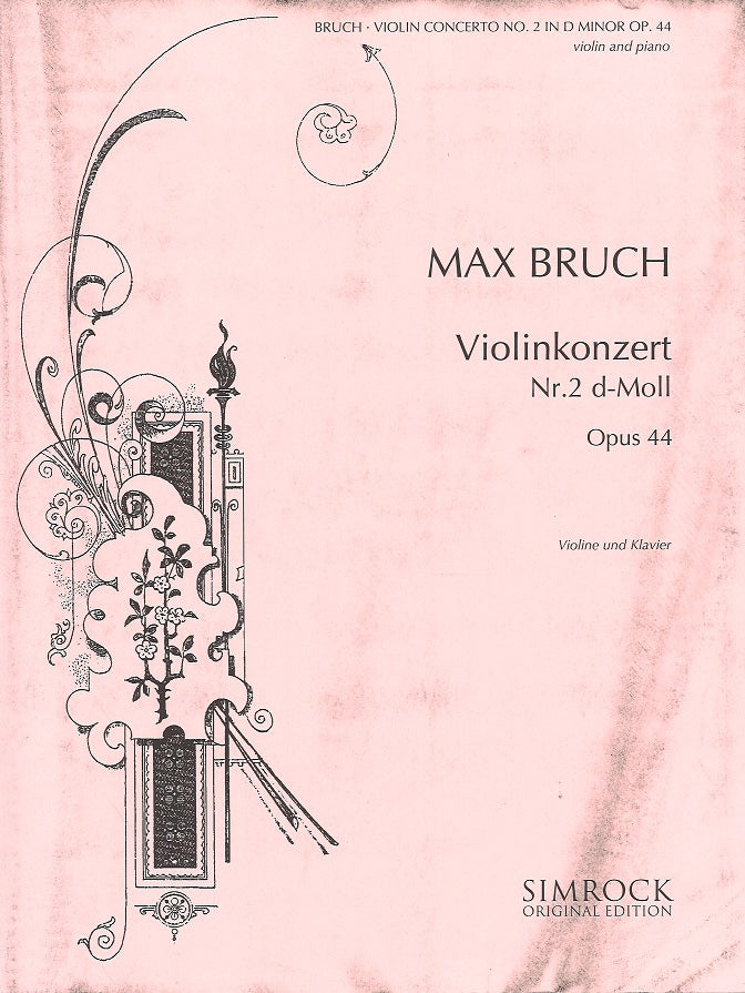 Bruch, Concerto No. 2, op. 44 (Simrock)