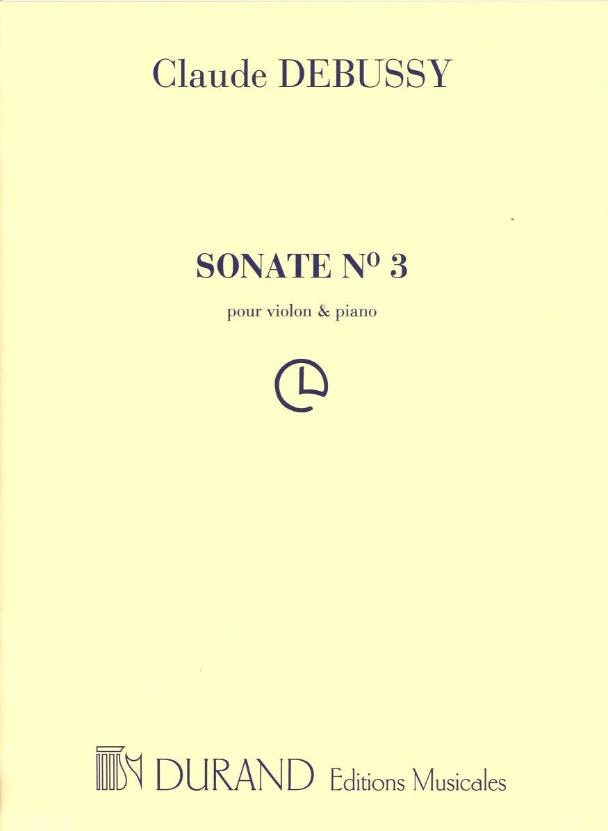 Debussy, Sonate (Durand)