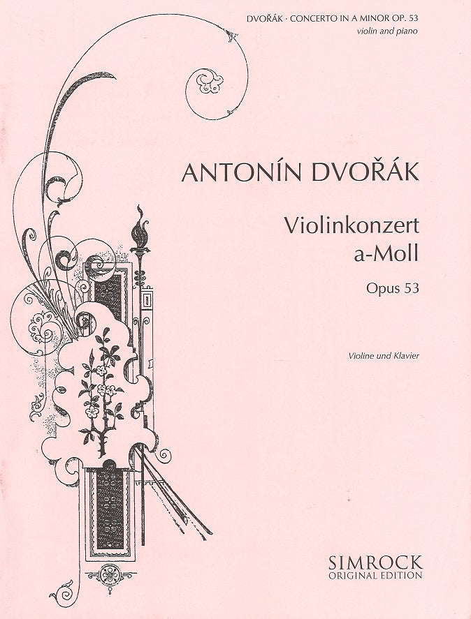 Dvorak, Concerto in a op. 53 (Simrock)