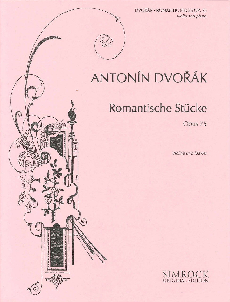 Dvorak, Romantische Stucke op. 75 (Simrock)