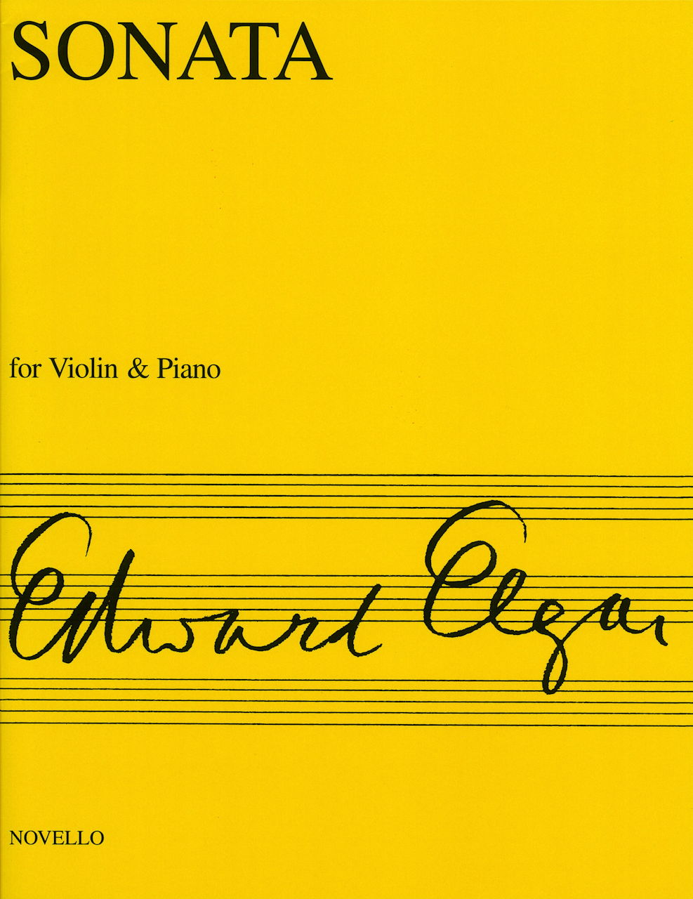 Elgar, Sonata op. 82 in e (Novello)