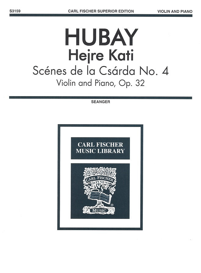 Hubay, Hejre Kati op. 32 (Carl Fischer)